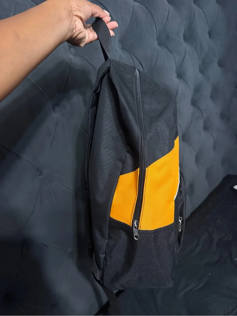 Black and Yellow Backpack